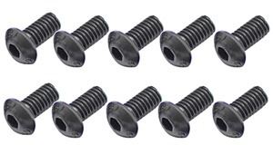 Core RC Steel Button Head Hex Screws M4 x 8 pk10