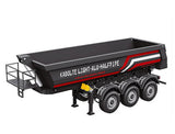 Huina Scania K770S Kabolite 3X Axle Metal Trailer - Black