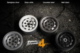 GMADE 1.9 SR02 BEADLOCK WHEELS (SEMIGLOSS SILVER) (2)