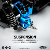 Yeah Racing Aluminum Essential Conversion Kit For Tamiya Mb-01