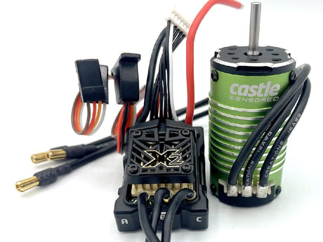 Castle Creations MAMBA MICRO X2, 16.8V, WP ESC (4.0mm) - 1007-6350KV  SENSORE
