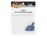Team Associated Countersunk Washers (Blue)