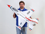 E Flite F-16 Thunderbirds 70mm EDF Jet BNF Basic with AS3X and SAFE