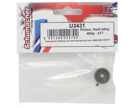 Schumacher Pinion; Hard Alloy 48dp - 31T
