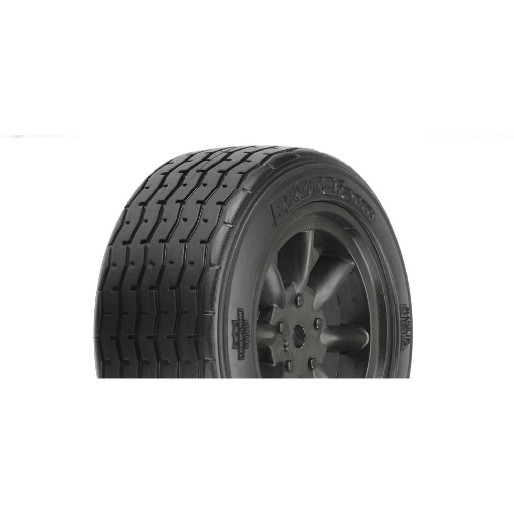 PRM 1/10 PROTOform VTA Front 26mm VTA Tires Mounted 12mm Blk Whe