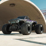 Arrma 1/8 Quake 4S Dsc 4X4 Rtr Monter Truck, Le Black/Pearl