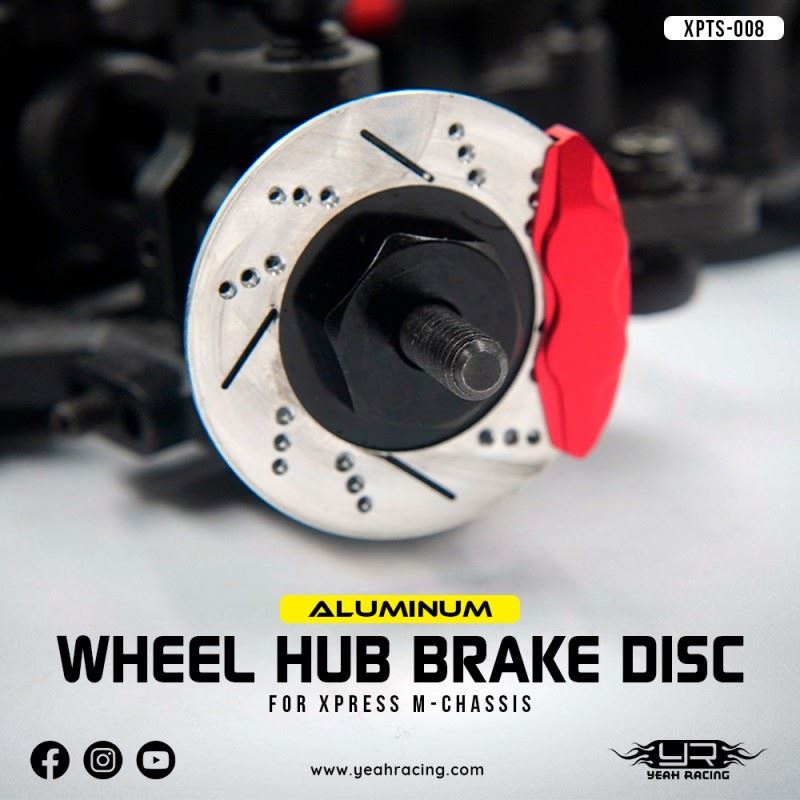 Yeah Racing Aluminum Wheel Hub Brake Disc Set For Xpress Xm1 Xm1S Am1 Am1S Fm1S