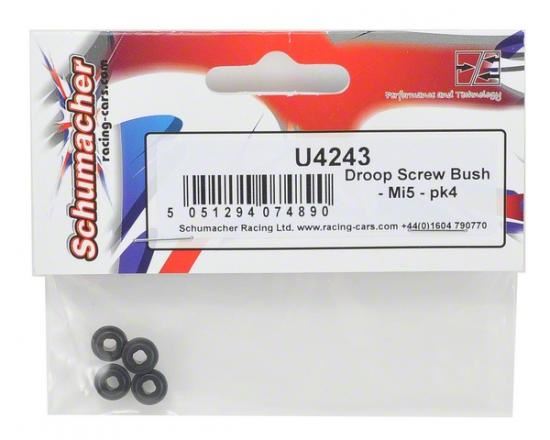 Schumacher Droop Screw Bush - Mi5 - pk4