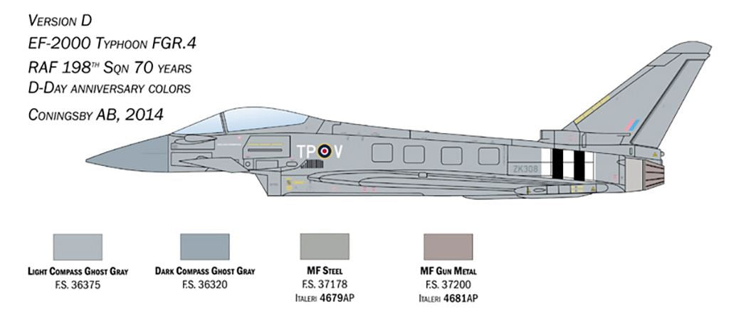 Italeri RAF Eurofighter Typhoon EF-2000