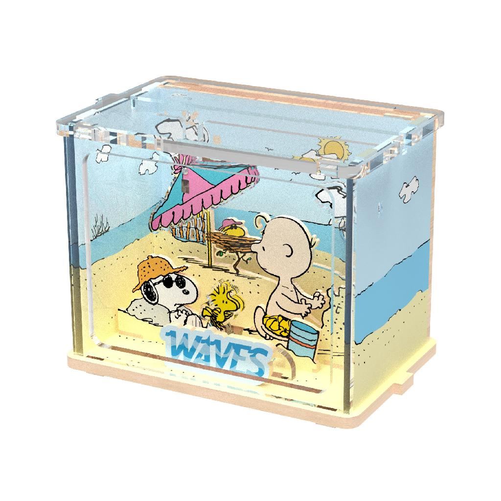 Puremind Peanuts™ Snoopy & Charlie Brown Chilling At The Beach