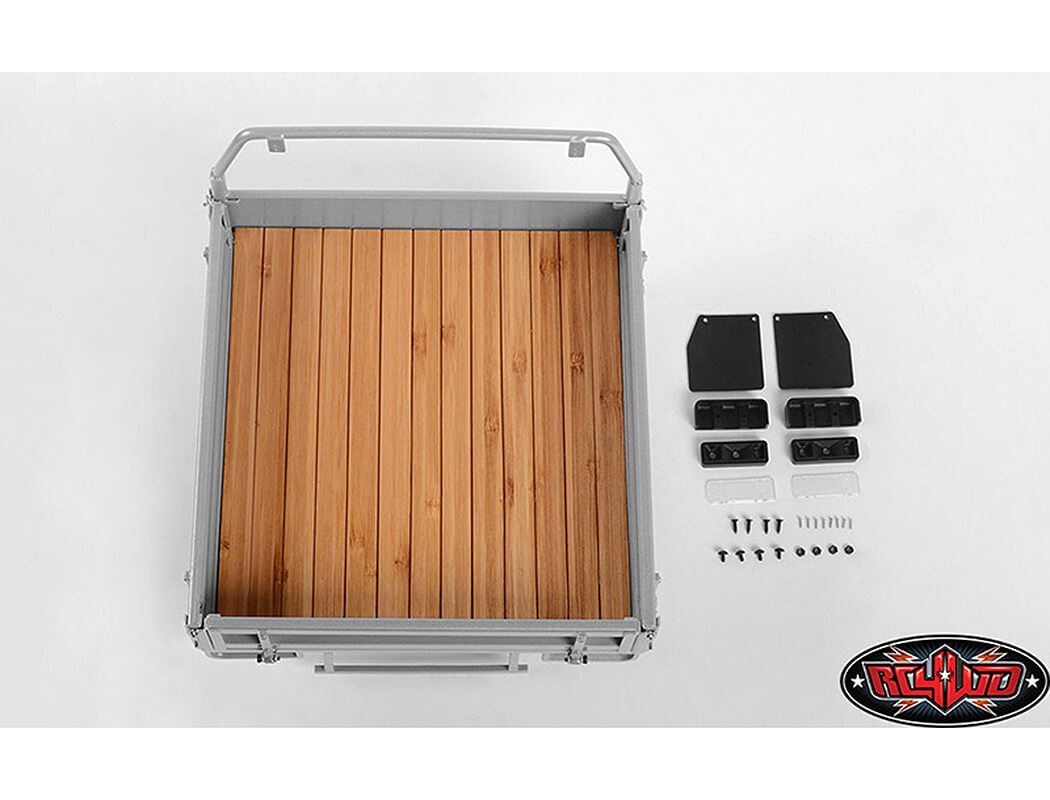 RC4WD KOBER REAR BED W/ MUD FLAPS FOR TF2 MOJAVE BODY (SILVER)