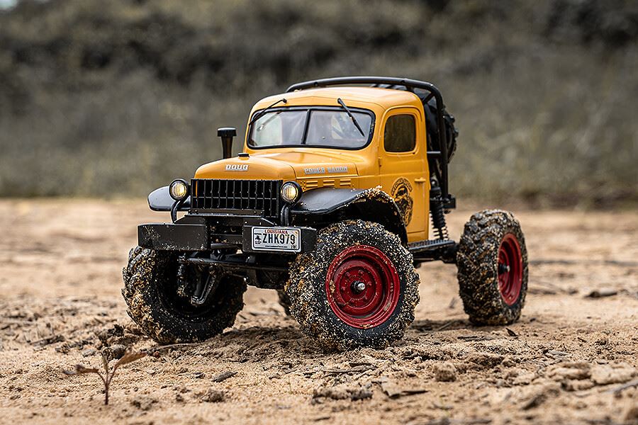 FMS FCX 1/24TH POWER WAGON SCALER RTR - YELLOW