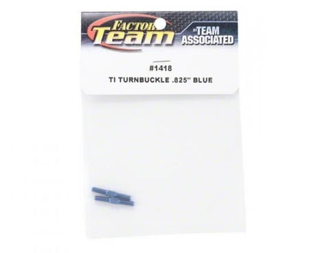 TEAM ASSOCIATED FACTORY BLUE .825 TURNBUCKLES