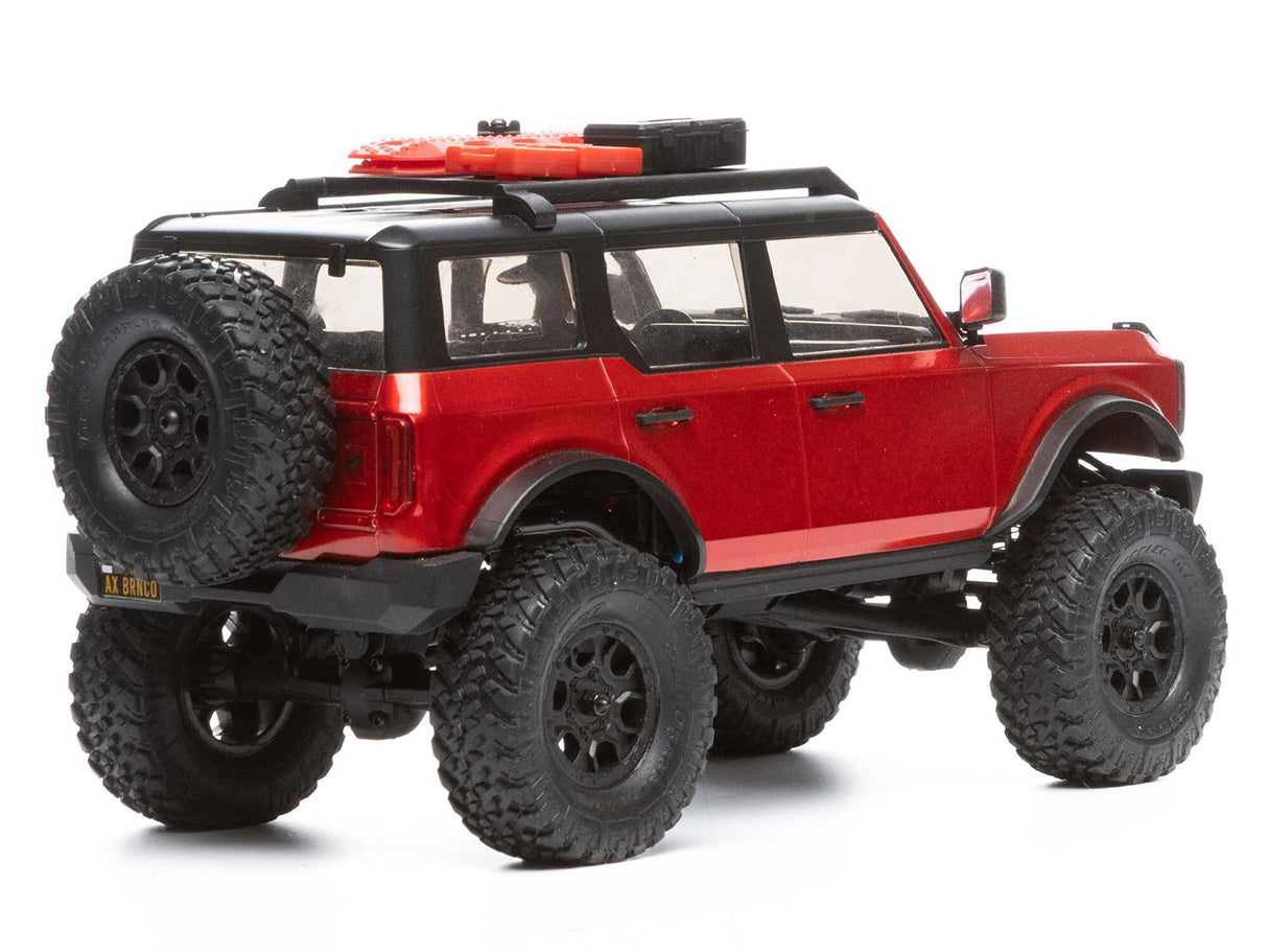 Axial 1/24 SCX24 2021 Ford Bronco 4WD Truck Brushed RTR, Red