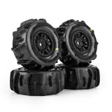 Pro-Line 1/16 Dumont Front/Rear Paddle Tires Mounted 12Mm Black Split