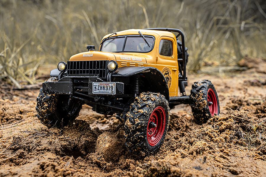 FMS FCX 1/24TH POWER WAGON SCALER RTR - YELLOW