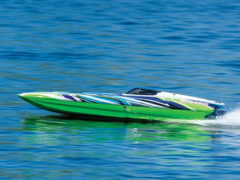Traxxas DCM M41 Catamaran 40in VXL Brushless TSM - Green R