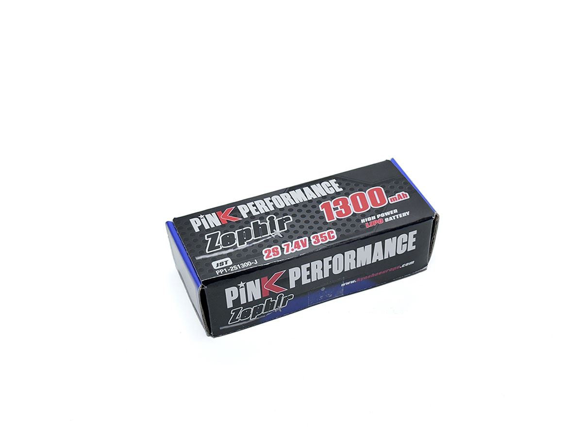 Pink Performance Zephir Lipo 2S 7.4V-1300-35C (Jst) 72X34X15Mm 71G