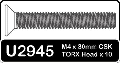 Schumacher Speed Pack - Hi Tensile M4x30 Csk
