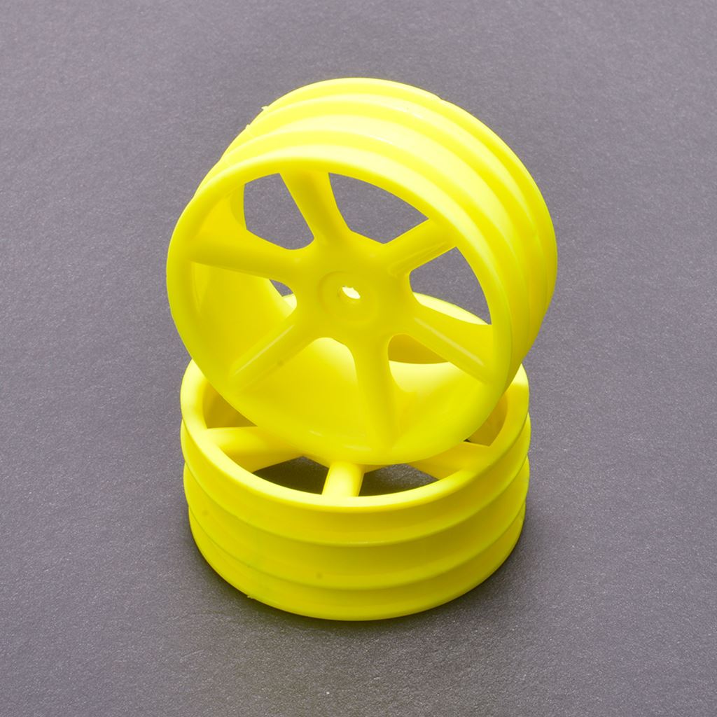 Jc 6 Spoke 2.2 4Wd Front Yellow Wheel Cat 2K Pr