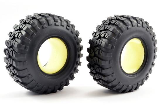 FASTRAX 1:10 CRAWLER SAWBLOCK TYRE/INSERT ONLY &#248;108MM