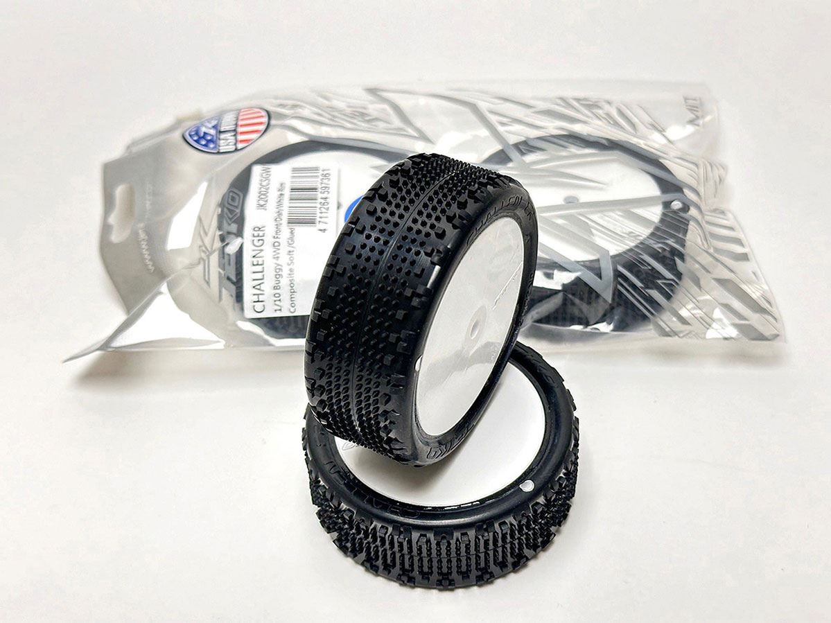 Jetko Challenger 1:10 Buggy 2.2 Front Tyres 4Wd Pre Mount Eos Medium
