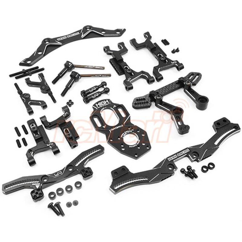 Yeah Racing Aluminum Performance Upgrade Kit For Yokomo YD2 Black