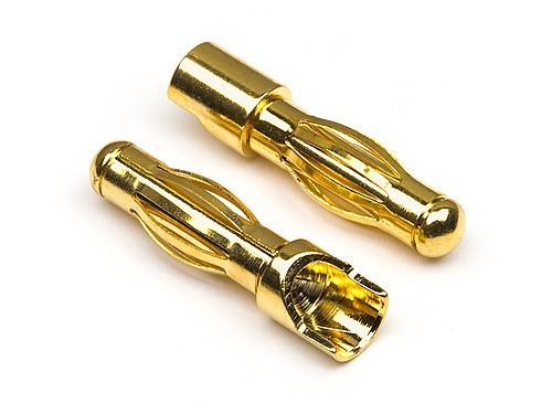 HPI Male Gold Plated Connector (1 Pr)