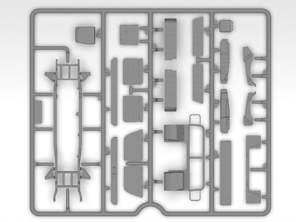 Icm 'Drone Hunters’ Humvee M1097A2 Cargo Carrier, Dshkm & Crew Figures)
