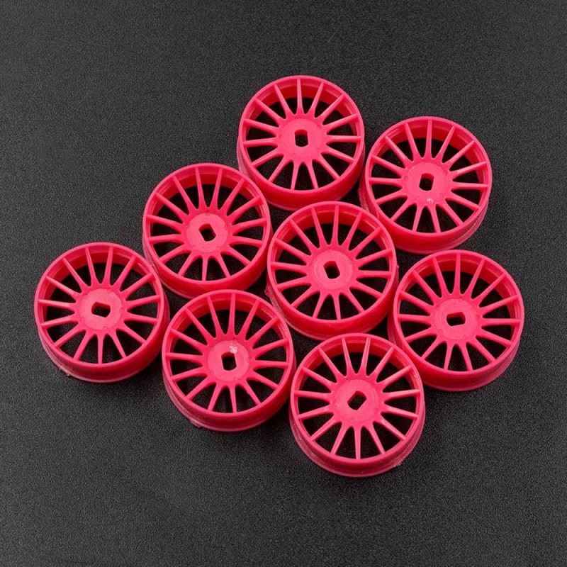 Yeah Racing Plastic Narrow Rim Set 8.5 mm (Offset 0 +1 +2 +3) Floresce ...