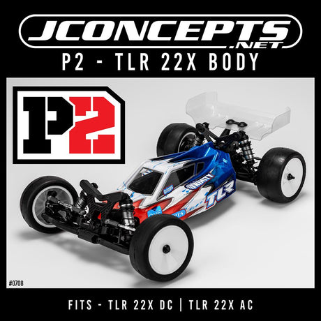 P2 - Tlr 22X Body W/ Carpet / Turf / Dirt Wing Lw