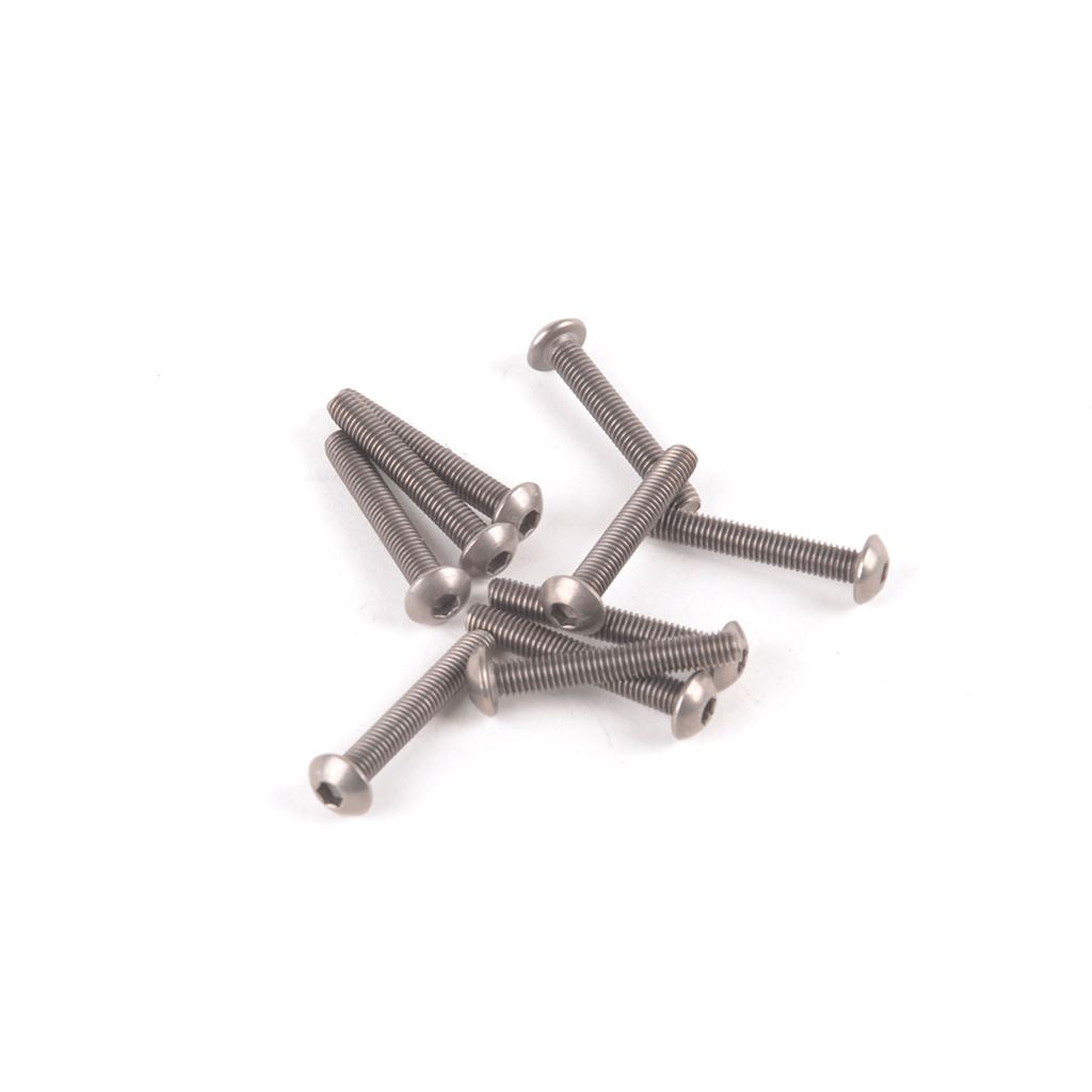 Core RC Titanium Caphead Hex Screws M3 x 20 pk5