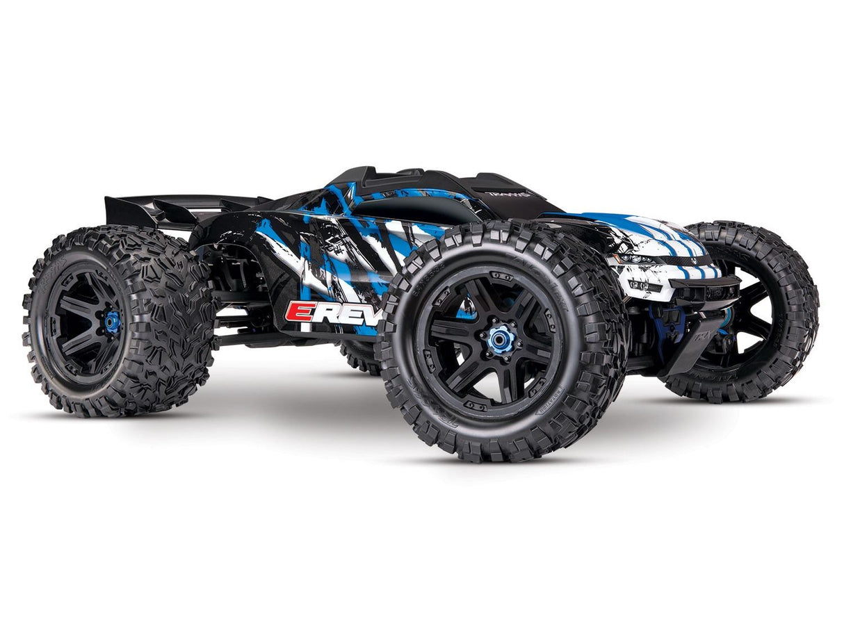 TRAXXAS E-Revo II VXL 4WD TSM - Blue (TQi/No Batt or Chg)