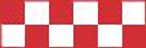 MONOKOTE MonoKote Trim Red/White Checkerboard