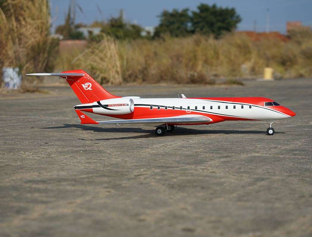 Xfly Twin 40Mm J-65 Edf Business Jet Pnp - Red