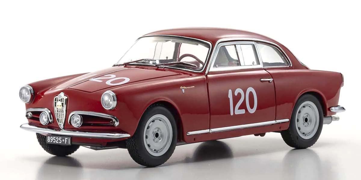 Kyosho 1:18 Alfa Romeo Giuletta Sv Mille Miglia 1956 Nr.120