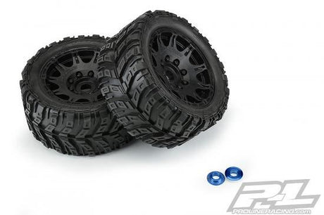 Proline Masher X Hp Belted Tyres Mounted For Xmaxx (F/R)
