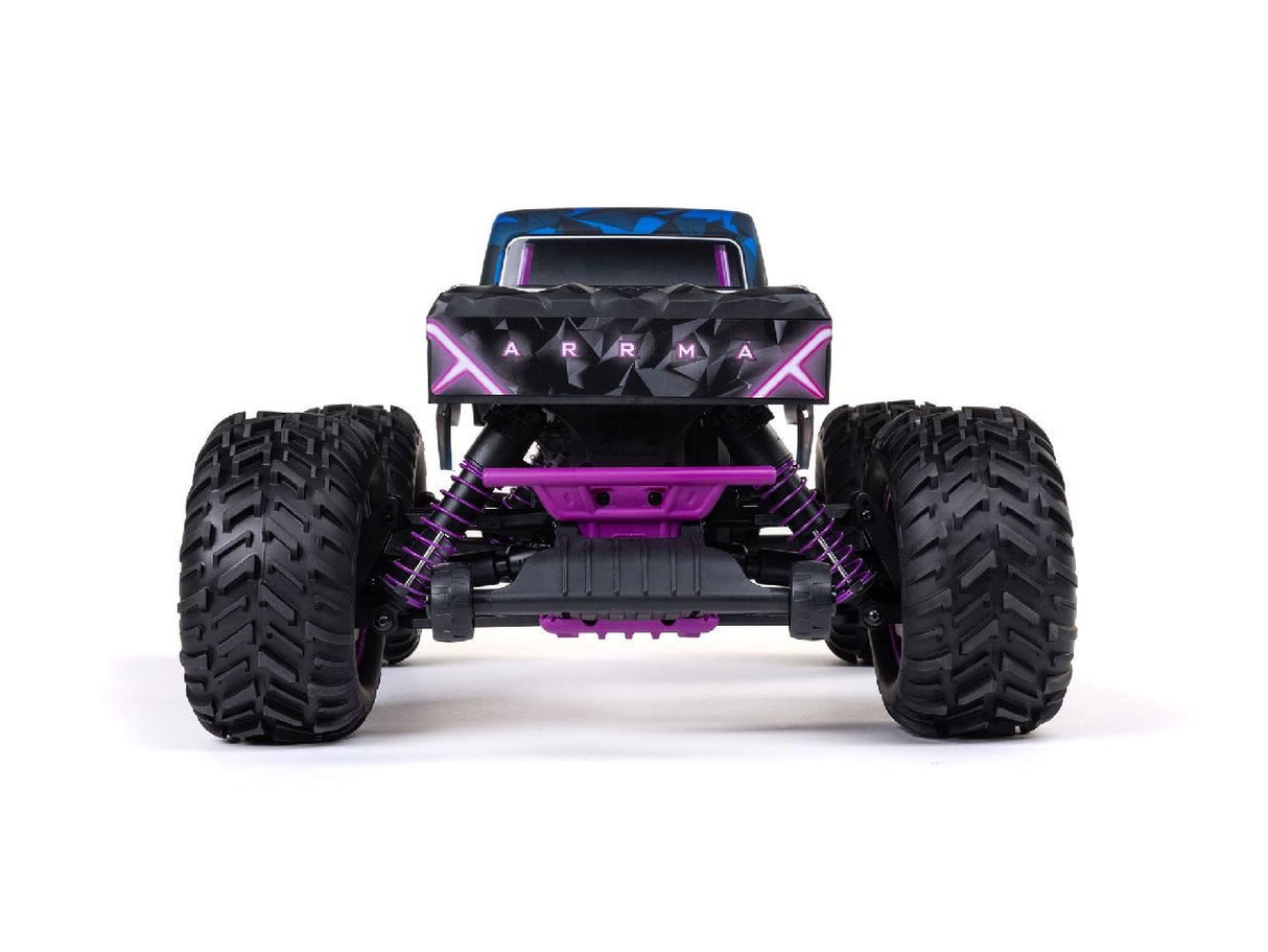 Arrma 1/10 Quake 223S Dsc 2Wd Rtr Brushless Monster Truck, Purple