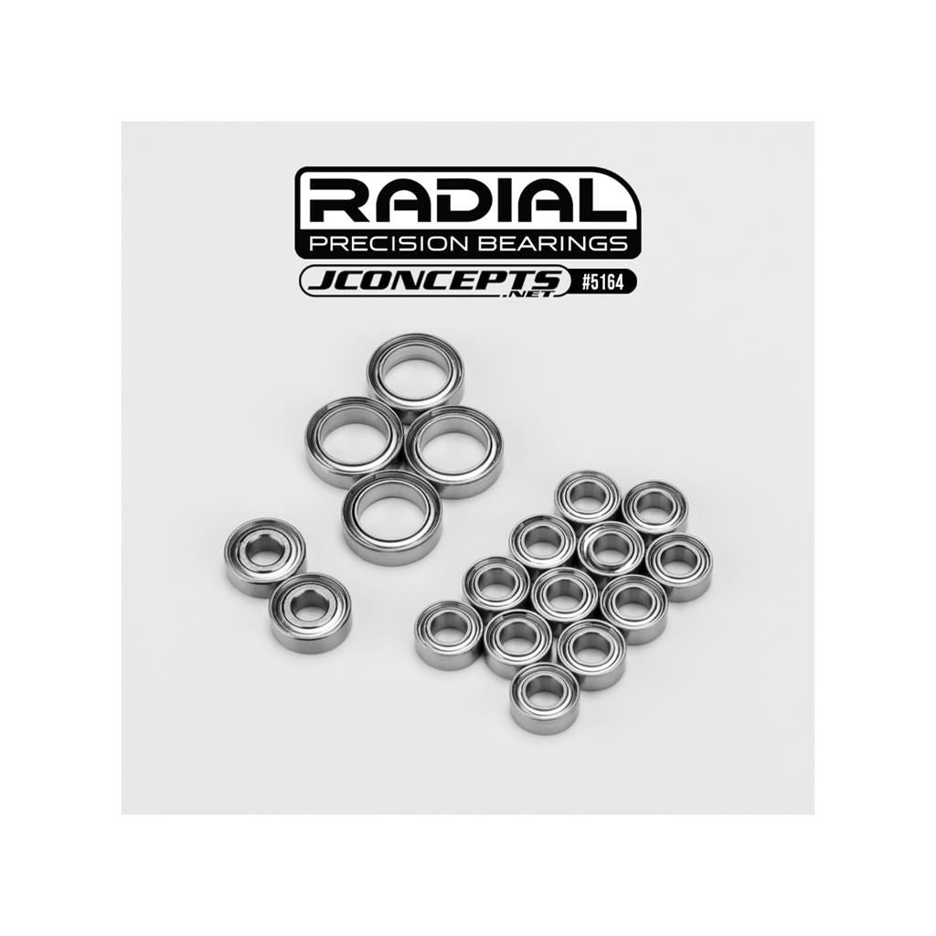 Rc10B7 Radial Ceramic Primary Bearing Set - 18Pc