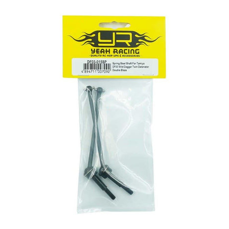 Yeah Racing Spring Steel Shaft For Tamiya DF03 Wild Dagger Twin Detonator Double Blaze Top Force HotShot TT02B