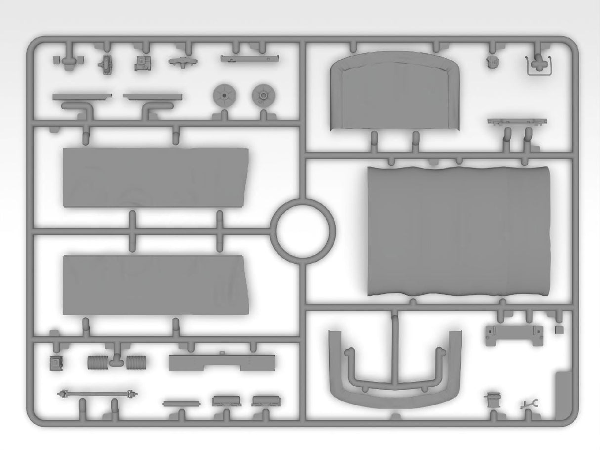 Icm Wwii U.S. Military Vehicles, G7117, Studebaker Us6-U3, Studebaker Us6-U5 (Set Of 3 Trucks)