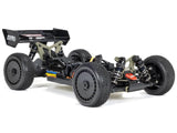 Arrma 1/8 TLR Tuned TYPHON 6S 4WD BLX Buggy RTR, Red/Blue