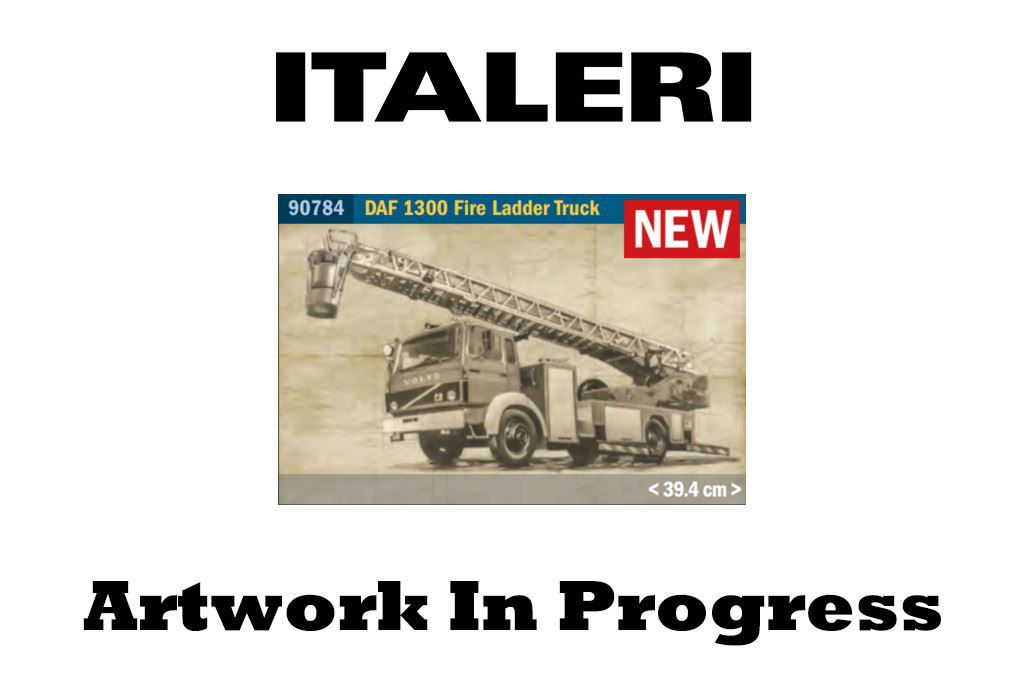 Italeri Daf 1300 Fire Ladder Truck