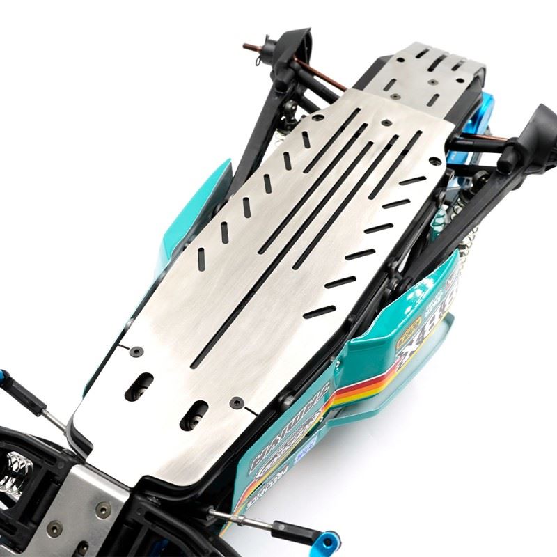 Yeah Racing Stainless Steel Chassis Protector Plate For Tamiya Bbx (Bb-01)
