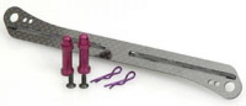 Schumacher C/F Battery Strap & Alloy Posts; 4200