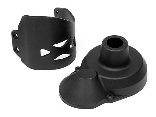 HPI Gear Cover/Motor Guard Set