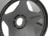 Super Star Wheel Gunmetal Rear (120X75Mm)