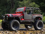 Axial 1/10 Scx10 Iii Jeep Cj-7 4X4 Rtr Rock Crawler, Red