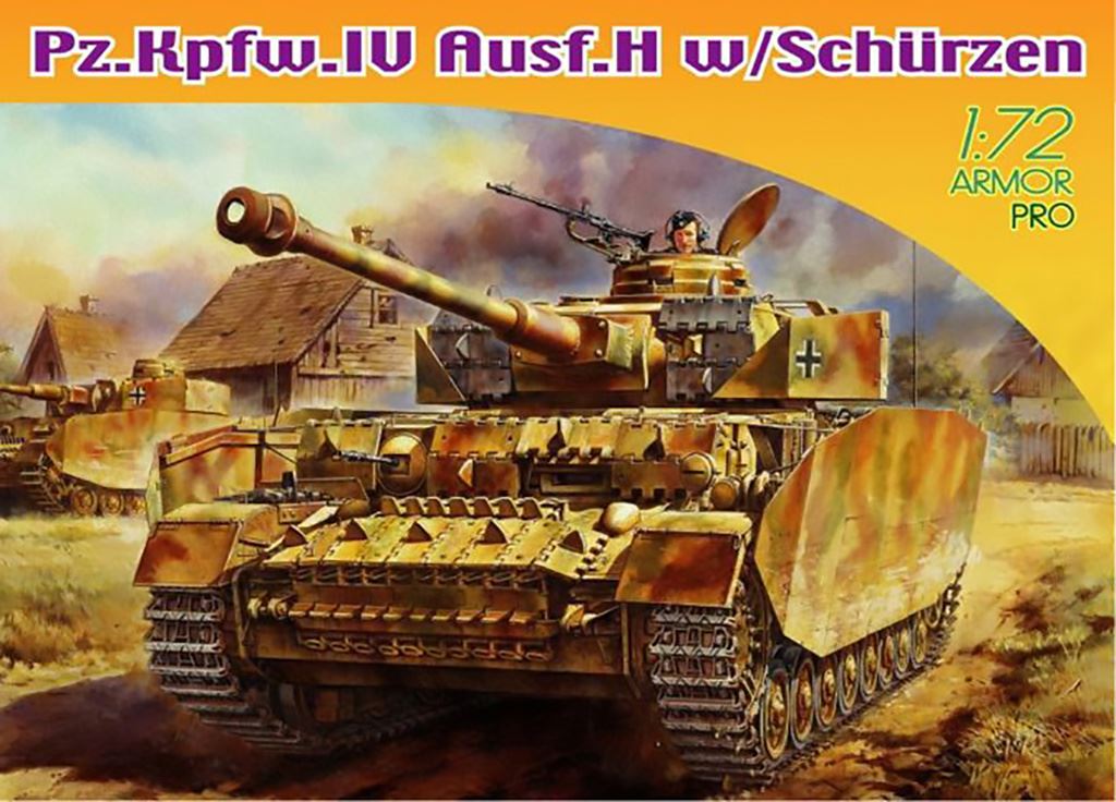 Dragon 1/72 PZ KPFW IV Ausf H W/Schurzen