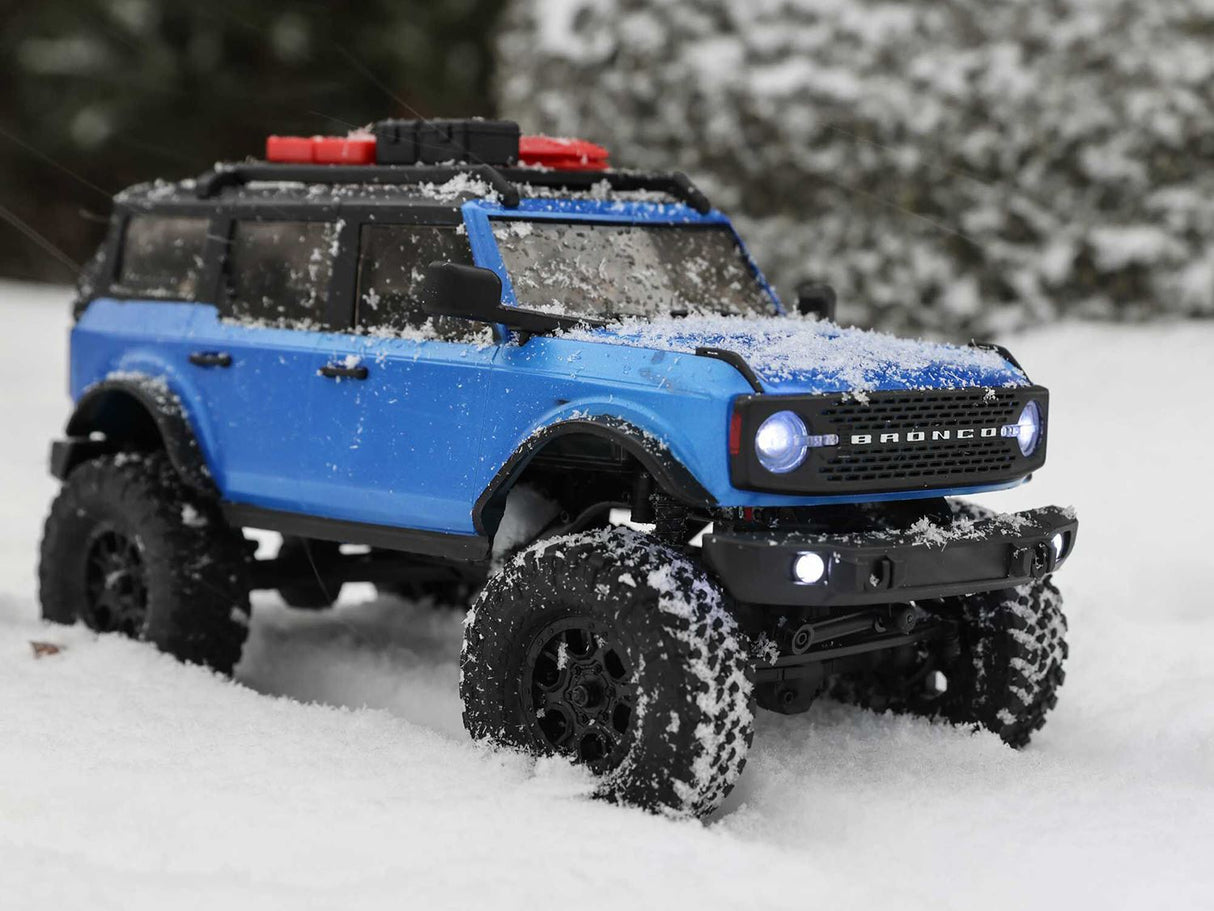 Axial 1/24 SCX24 2021 Ford Bronco 4WD Truck Brushed RTR, Blue